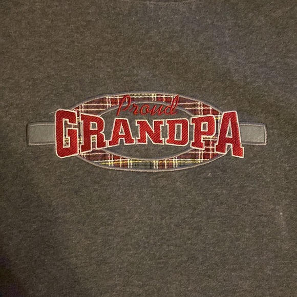 Vintage “Proud Grandpa” Mccc Sport Crewneck Embroidered Men’s X-Large - Picture 2 of 5